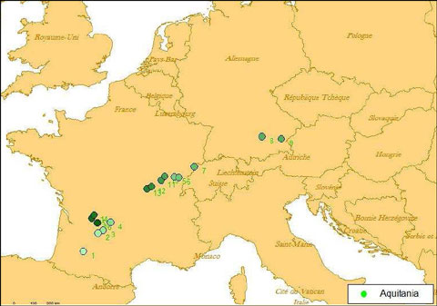 mapa de seguimiento migracion de argos 22 aquitania