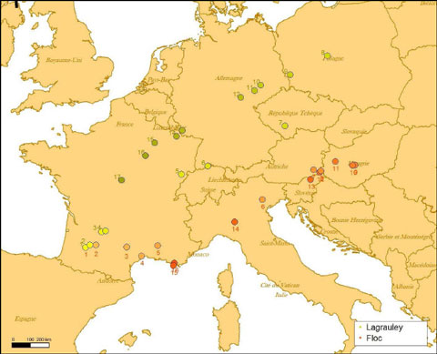 mapa de seguimiento migracion de argos 22 floc